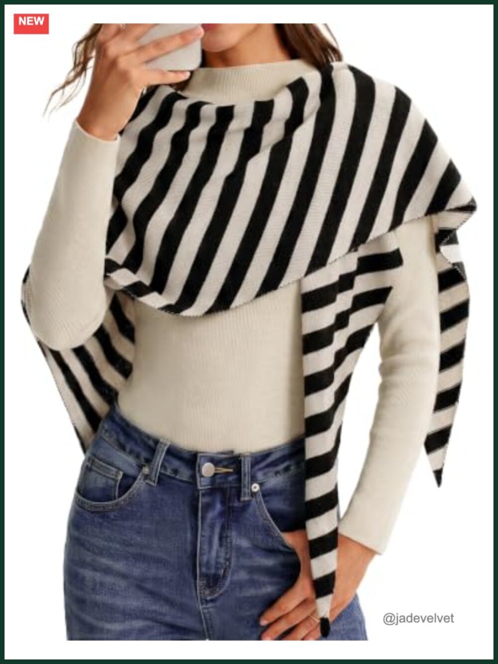 Women's Cashmere Blend Triangle Pashmina Shawl Wrap Scarf